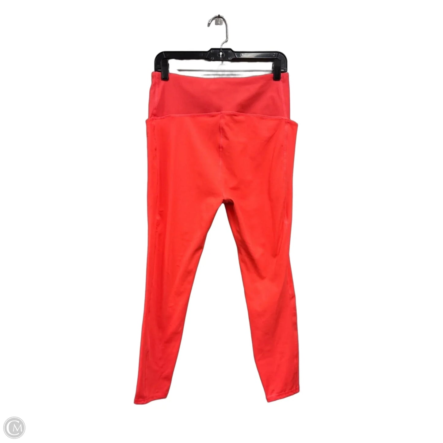 Athletic Leggings By Spyder In Orange, Size: L