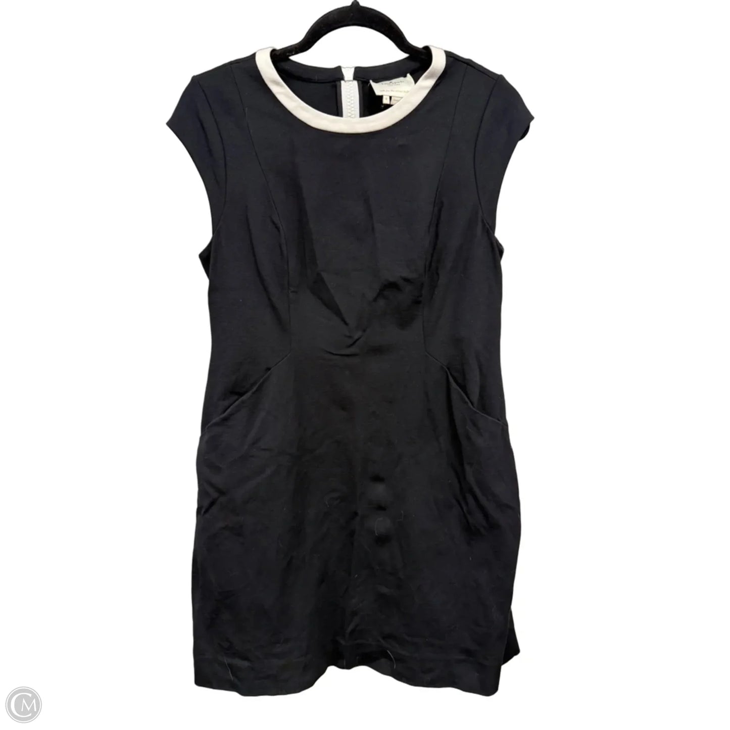 Dress Designer By Kate Spade In Black & Cream, Size: 8