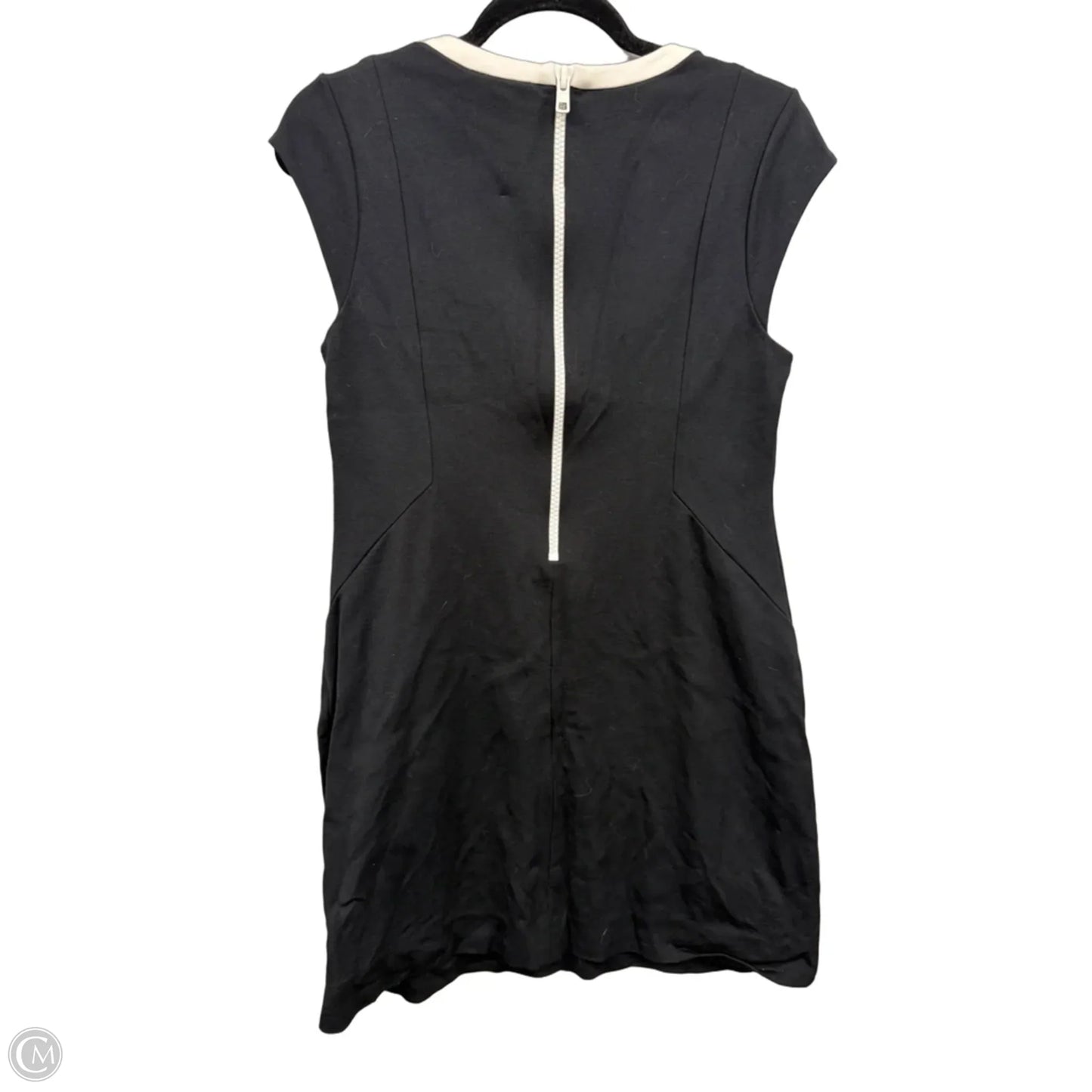 Dress Designer By Kate Spade In Black & Cream, Size: 8