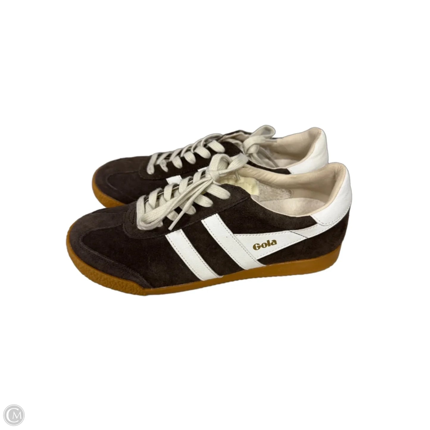 Shoes Sneakers By Gola In Brown & Cream, Size: 7.5