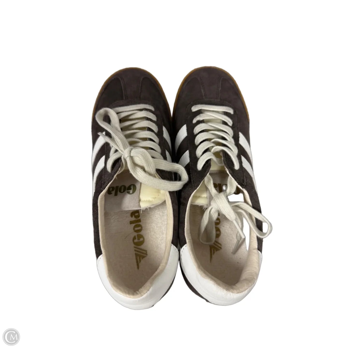 Shoes Sneakers By Gola In Brown & Cream, Size: 7.5