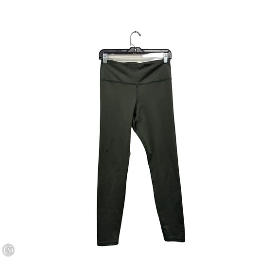Athletic Leggings By Under Armour In Green, Size: M