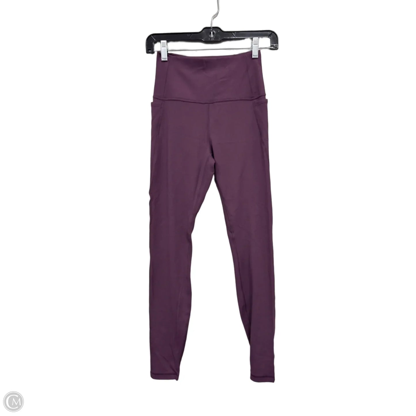 Athletic Leggings By Crz Yoga In Silver, Size: S