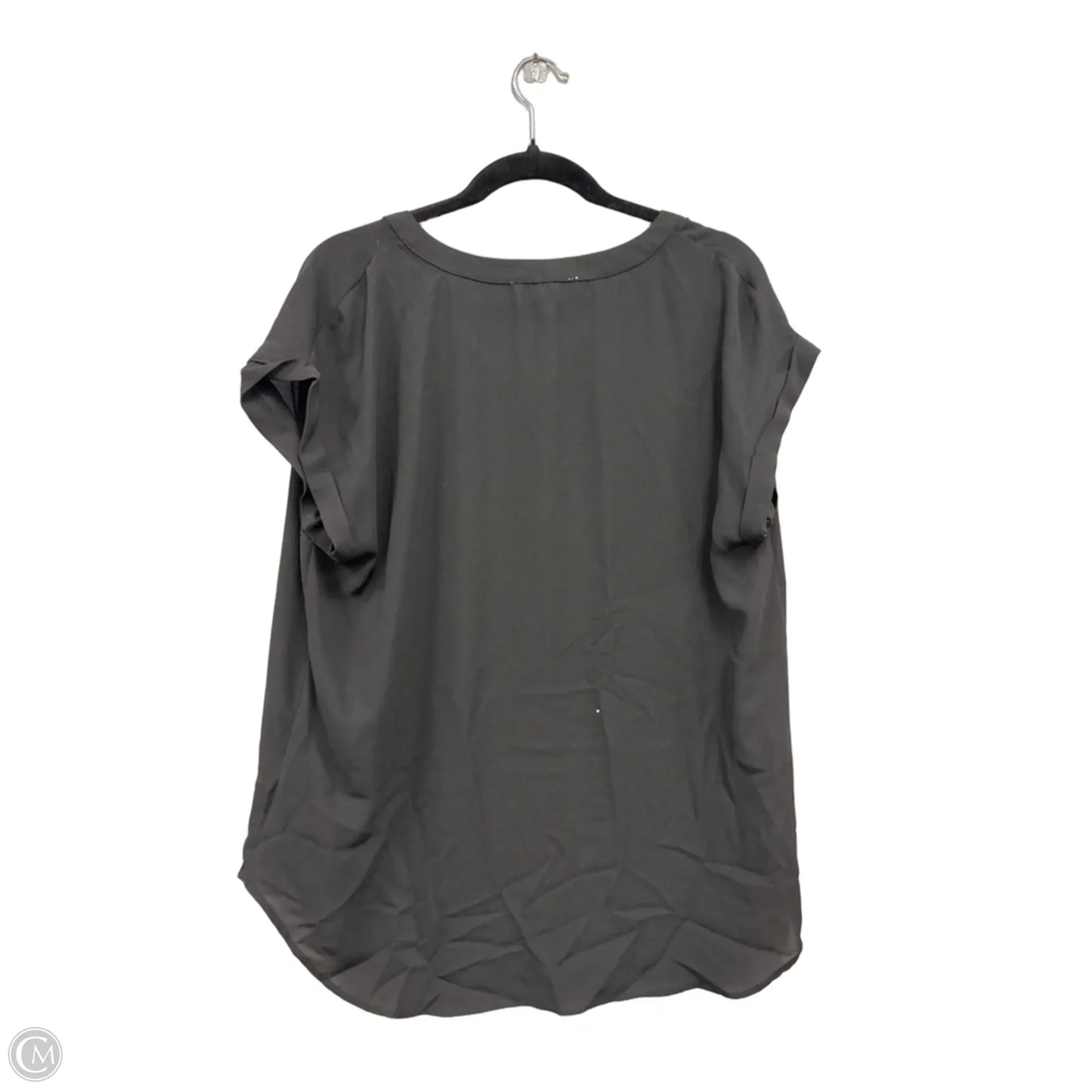 Top Short Sleeve By Philosophy In Black, Size: Xl