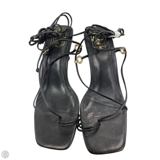 Sandals Heels Stiletto By Cma In Black, Size: 9