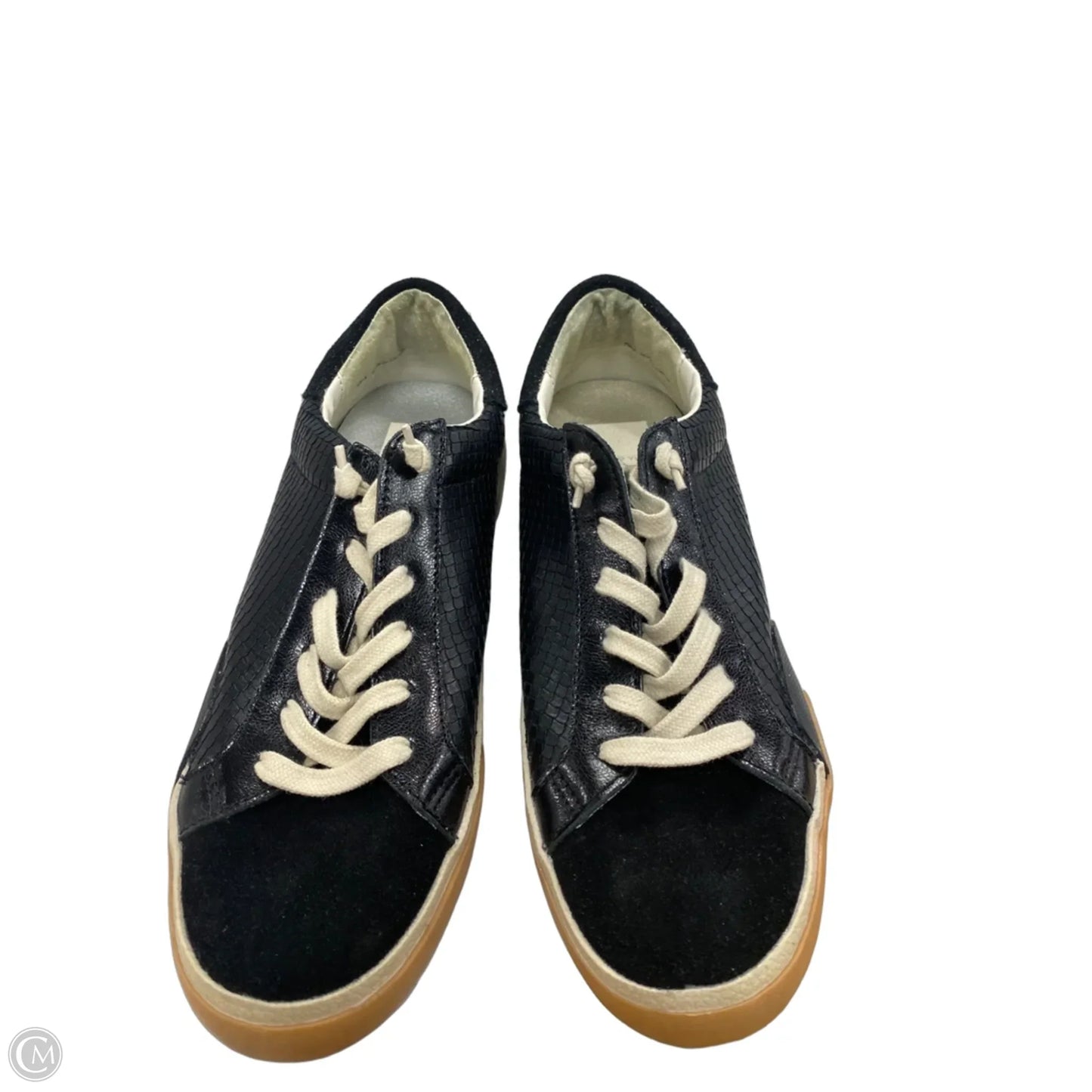 Shoes Sneakers By Dolce Vita In Black & Silver, Size: 8