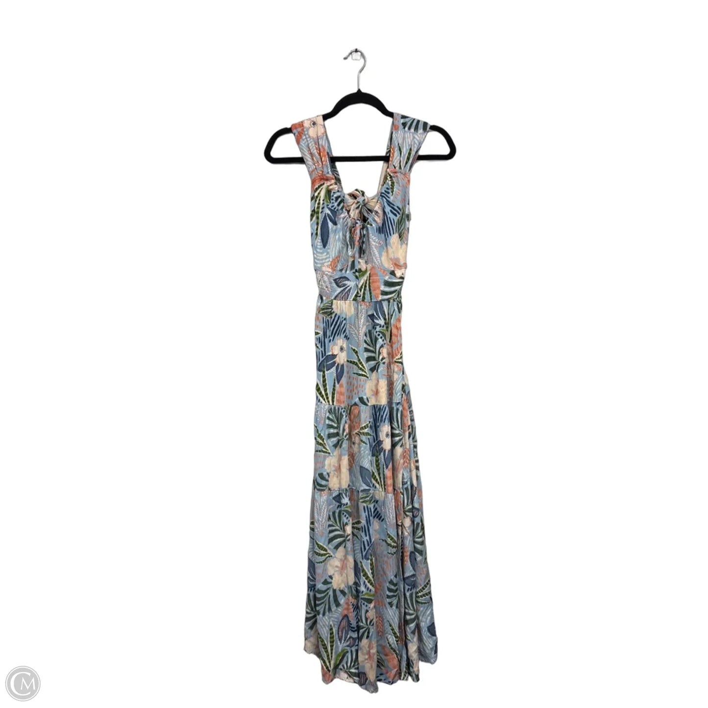 Dress Casual Maxi By Angie In Blue & Orange, Size: S