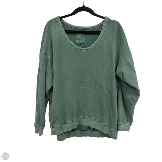 Sweatshirt Crewneck By Aerie In Green, Size: Xs