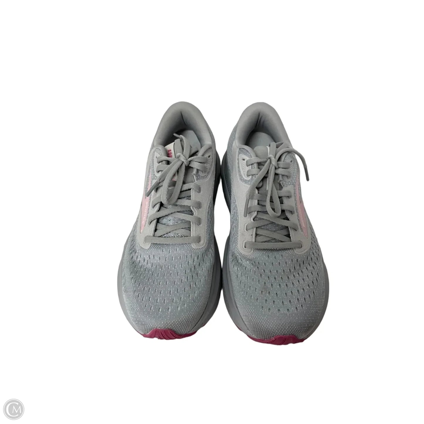 Shoes Athletic By Brooks In Grey & Pink, Size: 9