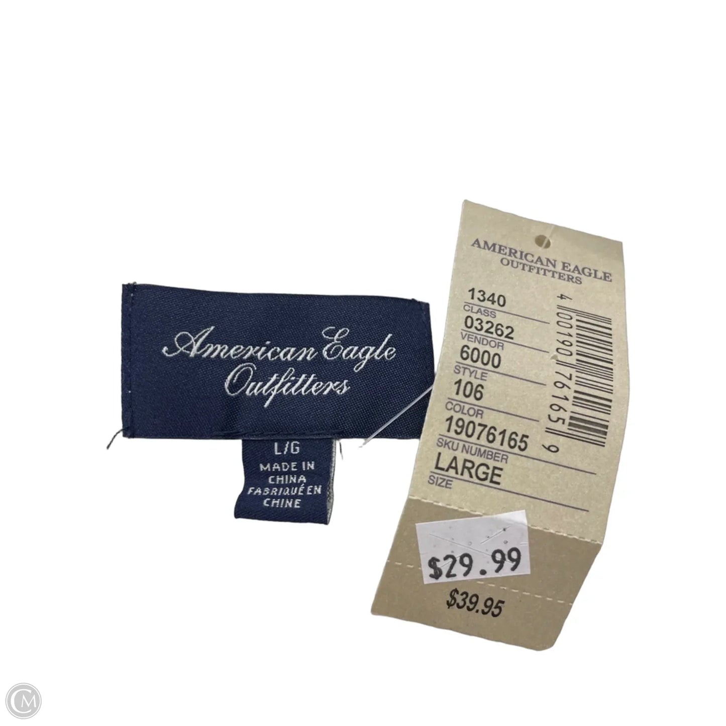 Cardigan By American Eagle In Cream, Size: L