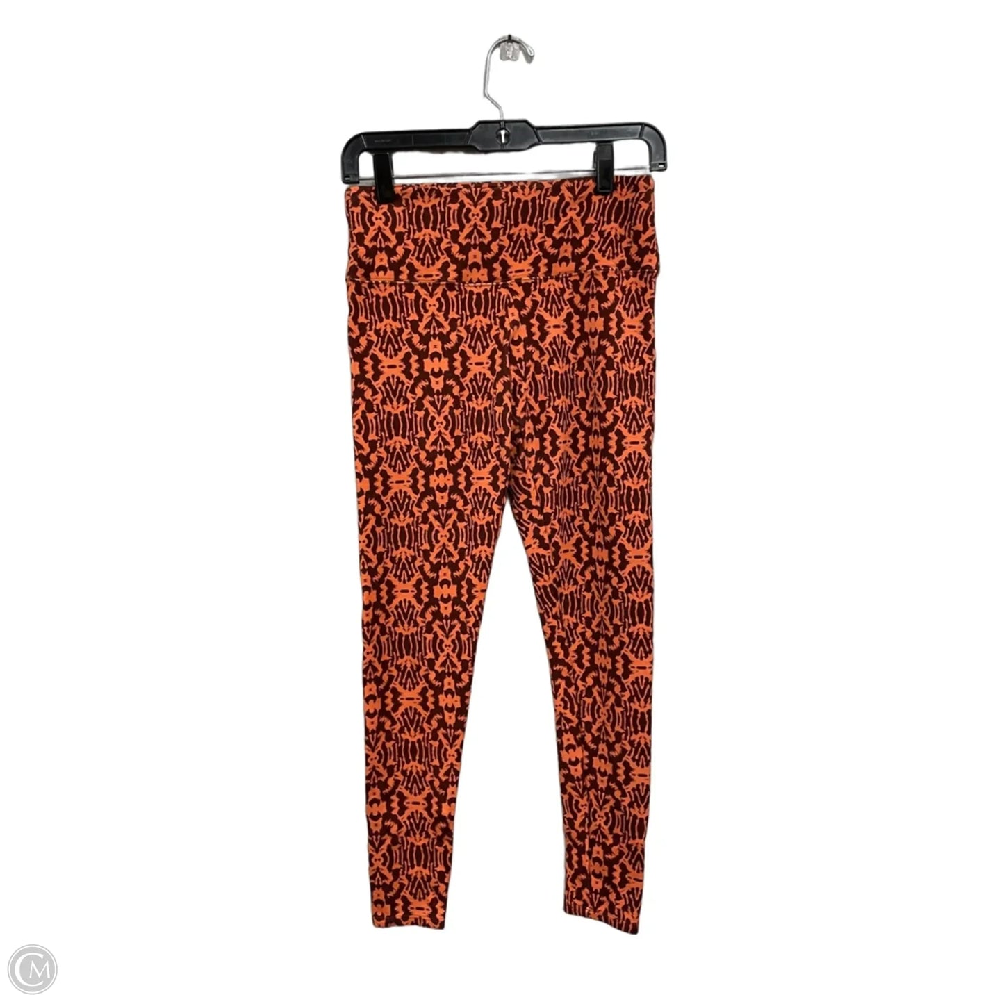Athletic Leggings By Soft Surroundings In Brown & Orange, Size: Xs