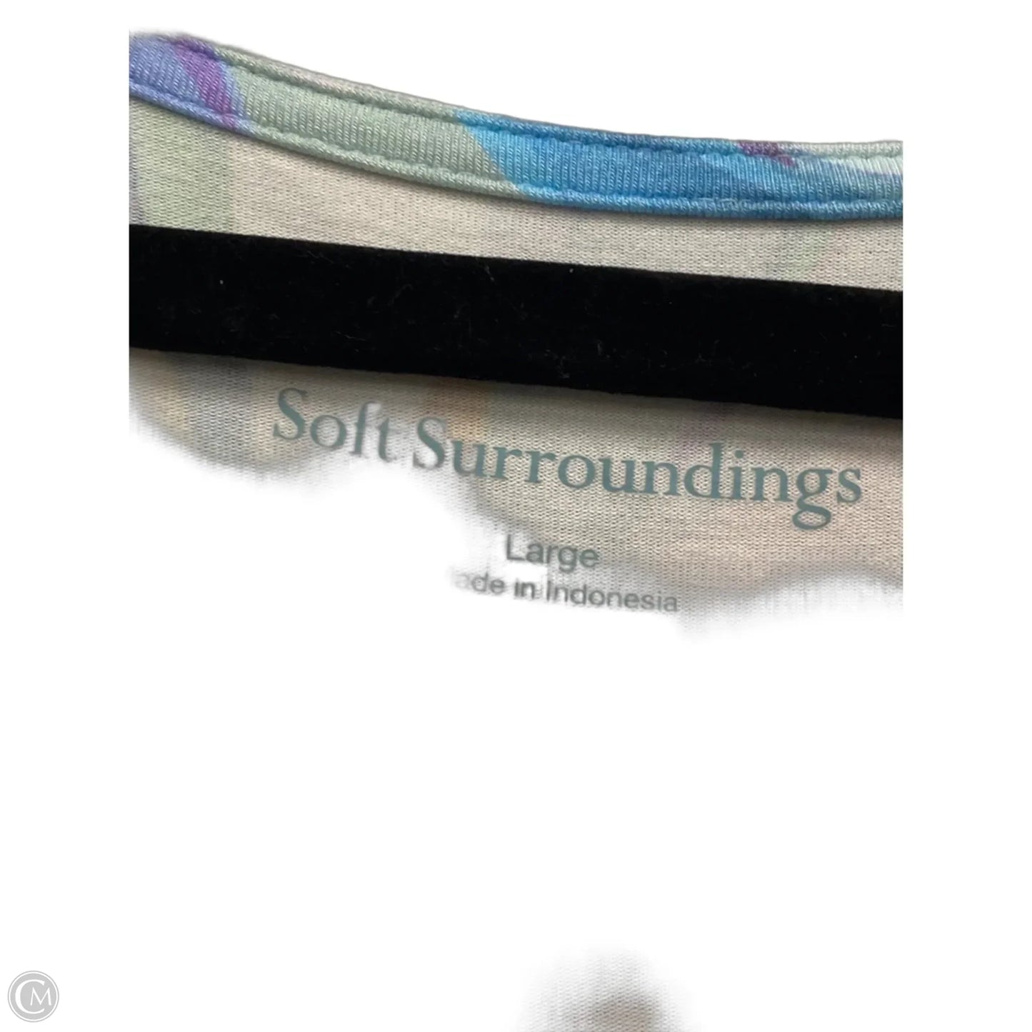 Dress Casual Midi By Soft Surroundings In Blue & Purple, Size: L