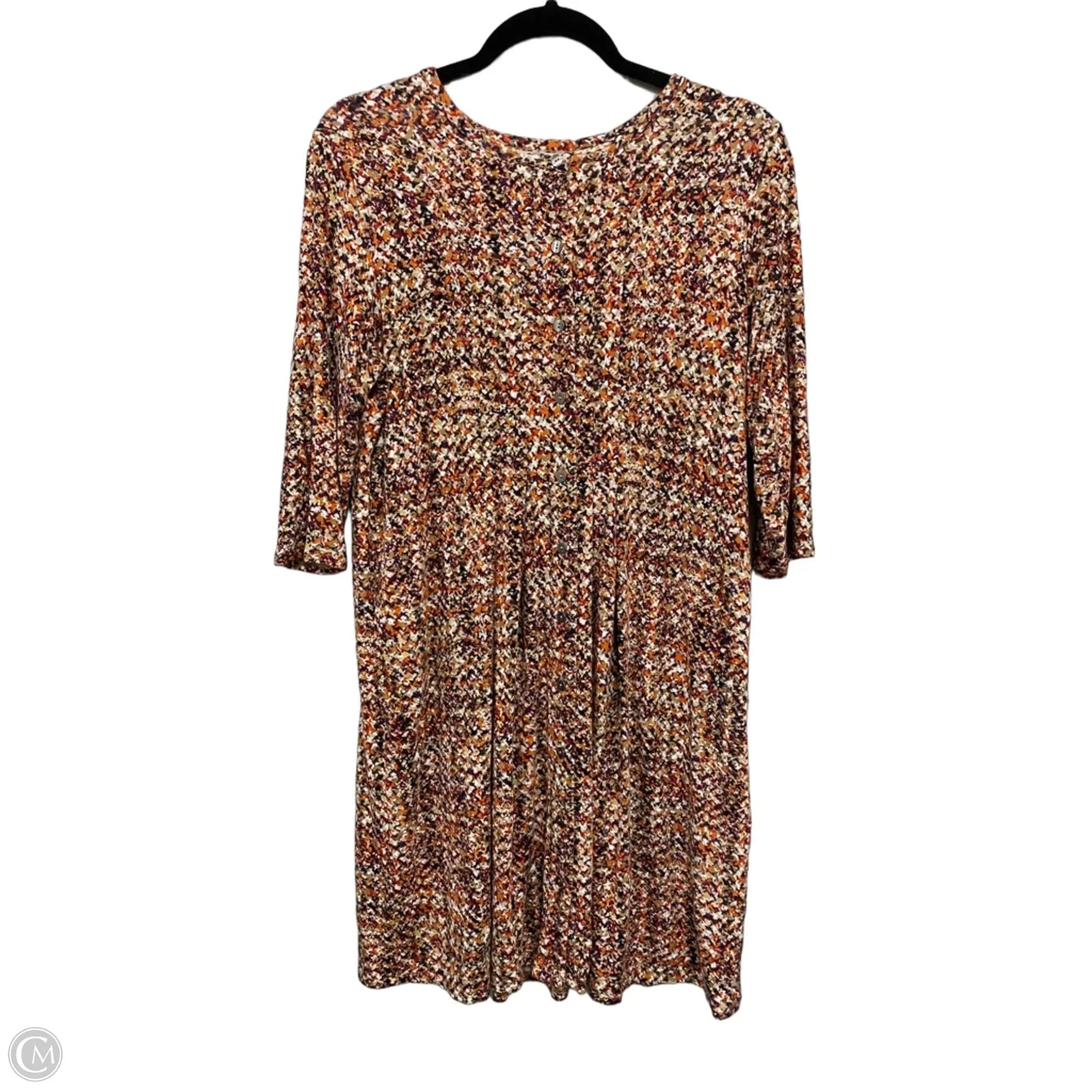 Dress Casual Short By J. Jill In Orange & Tan, Size: Mp