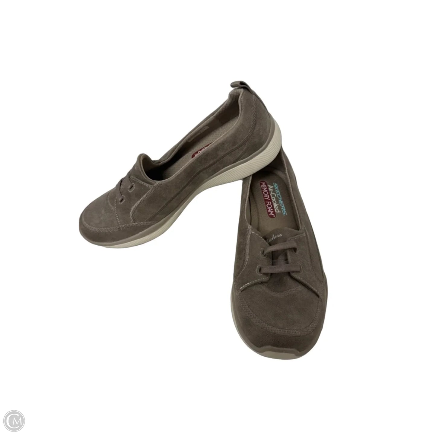 Shoes Sneakers By Skechers In Taupe, Size: 8.5