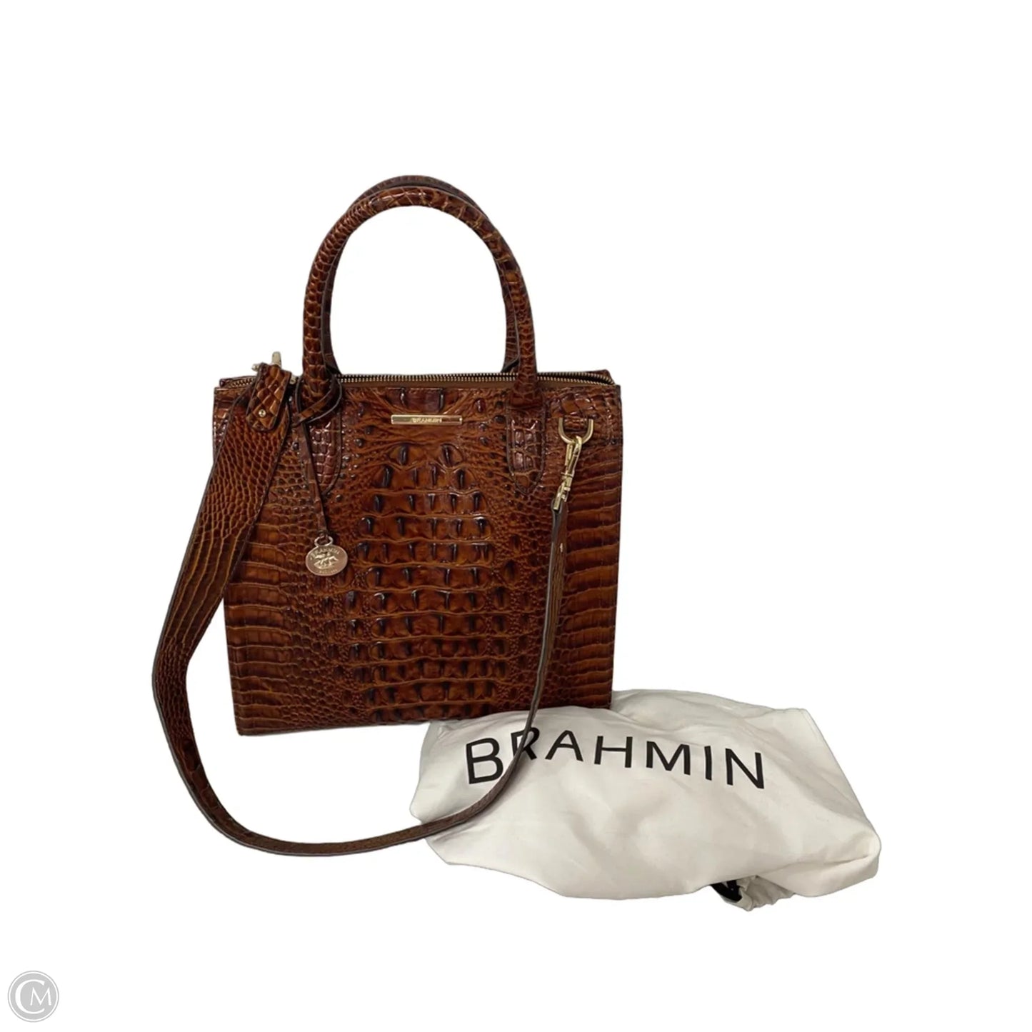 Crossbody Designer By Brahmin, Size: Large