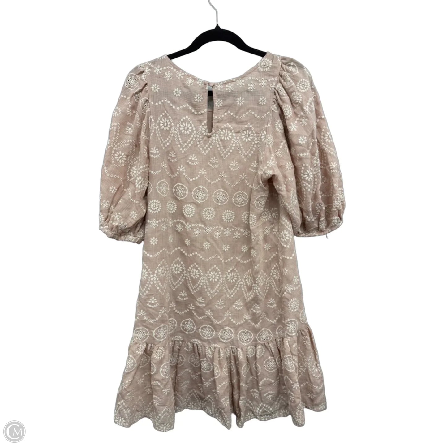 Dress Casual Midi By Blu Pepper In Cream & Pink, Size: S