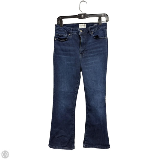 Jeans Boot Cut By Frame In Blue, Size: 6