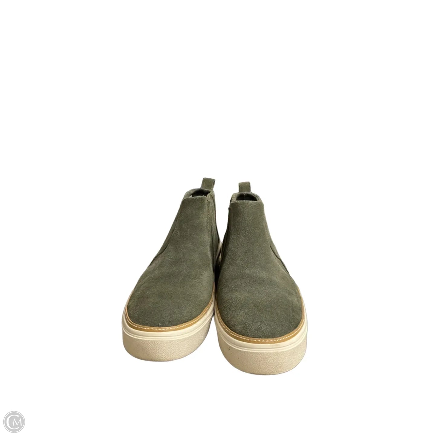 Boots Ankle Flats By Toms In Green, Size: 9