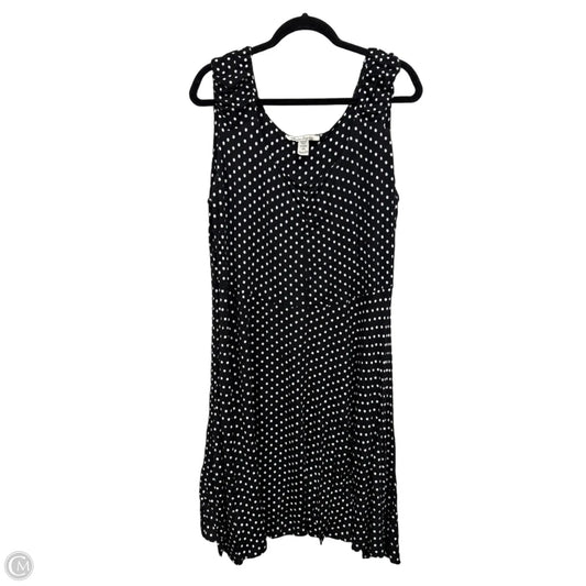 Dress Casual Midi By America Rag In Black & White, Size: 3x