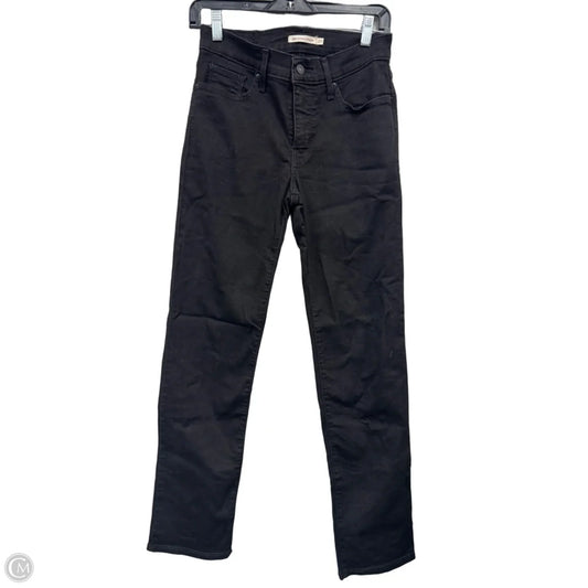 Jeans Skinny By Levis In Black, Size: 4