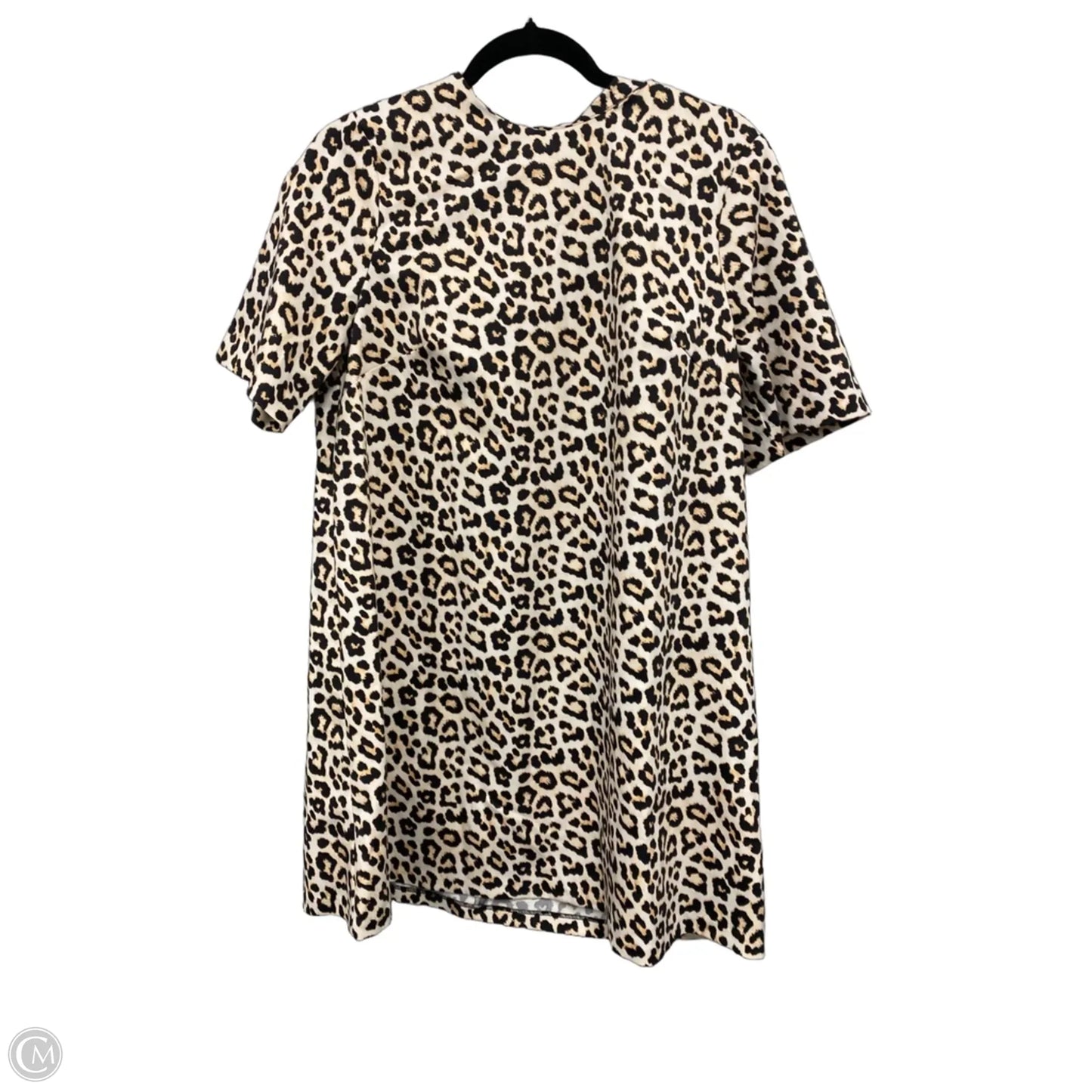 Dress Casual Short By H&m In Black & Cream, Size: M