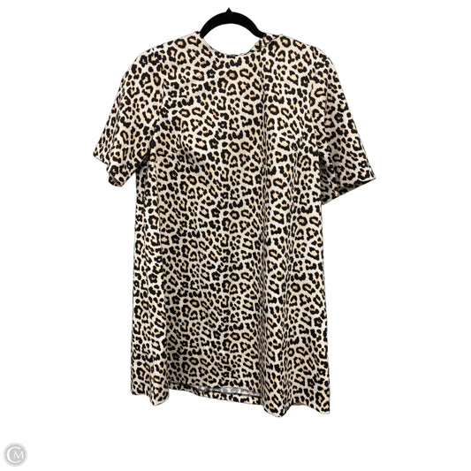 Dress Casual Short By H&m In Black & Cream, Size: M