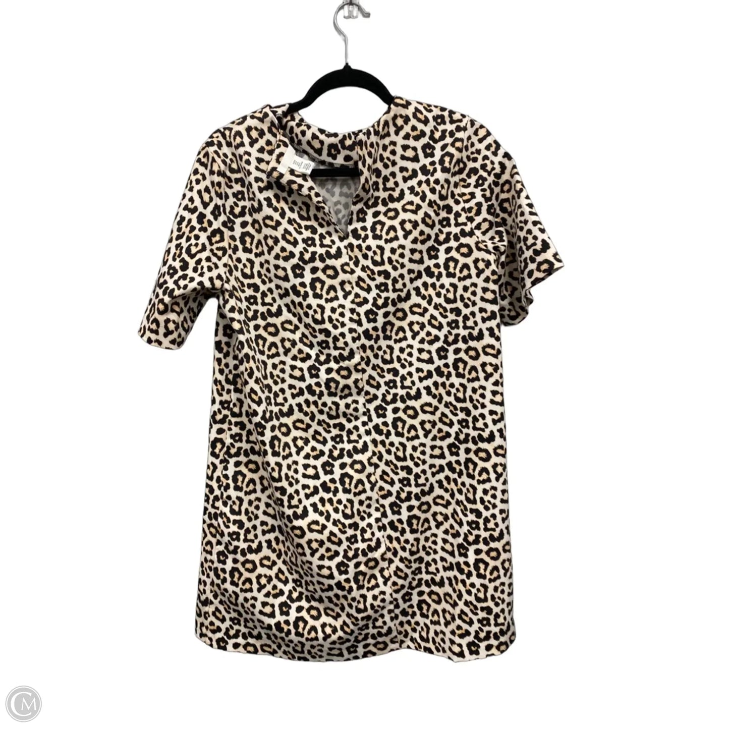 Dress Casual Short By H&m In Black & Cream, Size: M