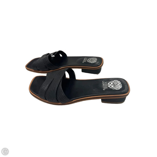 Sandals Flats By Vince Camuto In Black, Size: 8