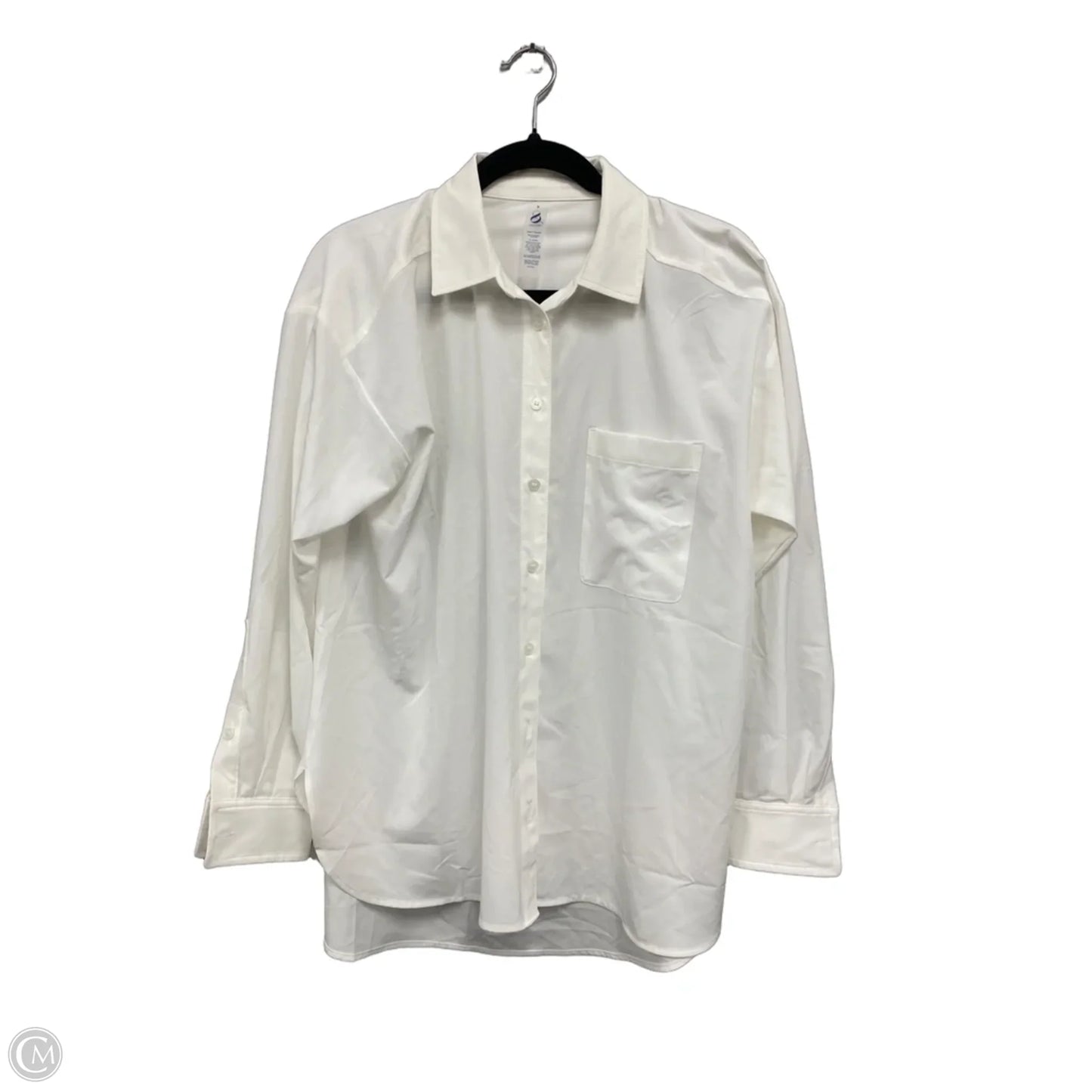 Blouse Long Sleeve By Lou And Grey In Cream, Size: S
