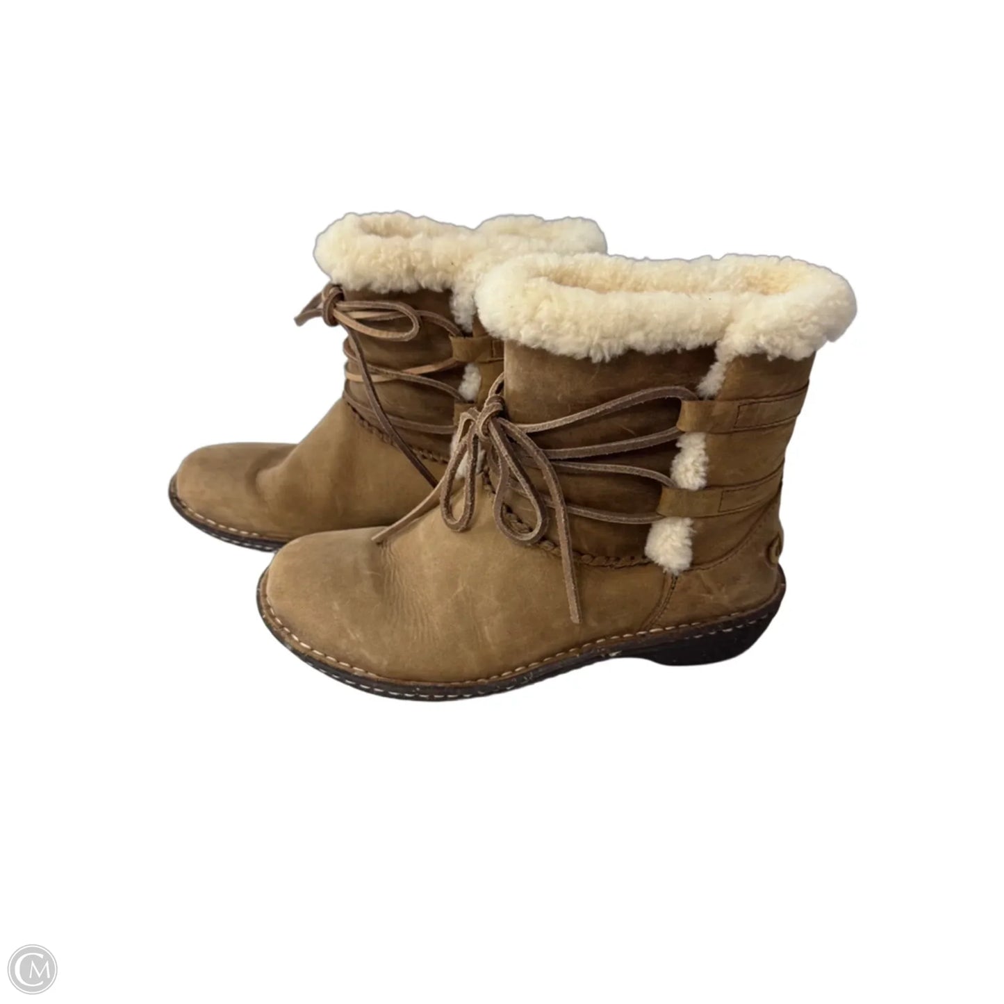 Boots Designer By Ugg In Tan, Size: 9
