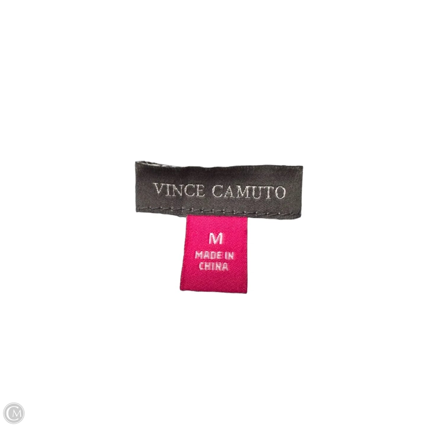 Top 3/4 Sleeve By Vince Camuto In Blue & Cream, Size: M