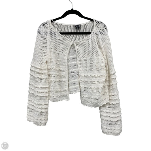 Cardigan By Scoop In Cream, Size: S