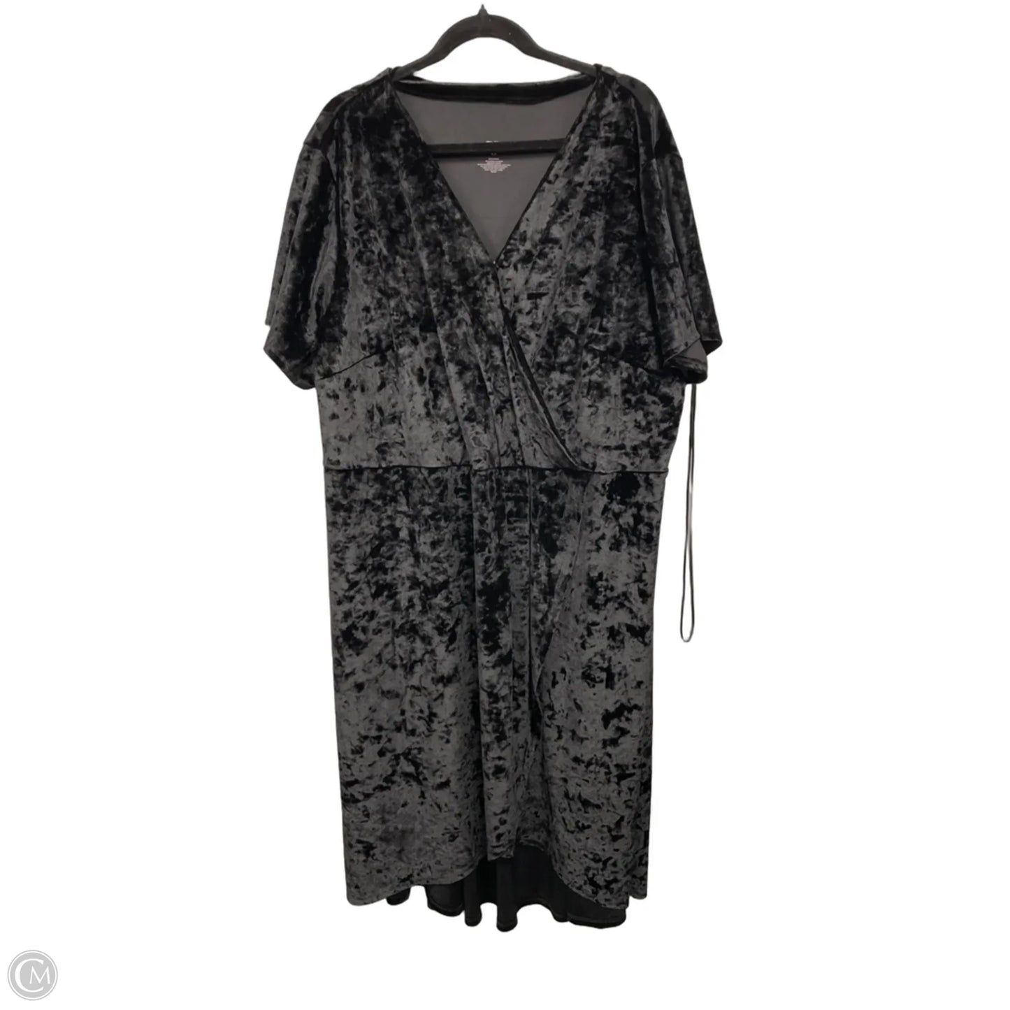 Dress Casual Midi By Evri In Black, Size: 4x