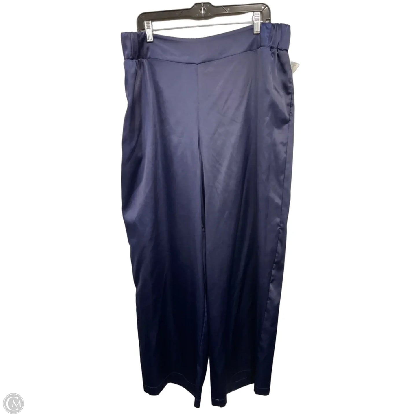 Pants Wide Leg By Lane Bryant In Navy, Size: 18