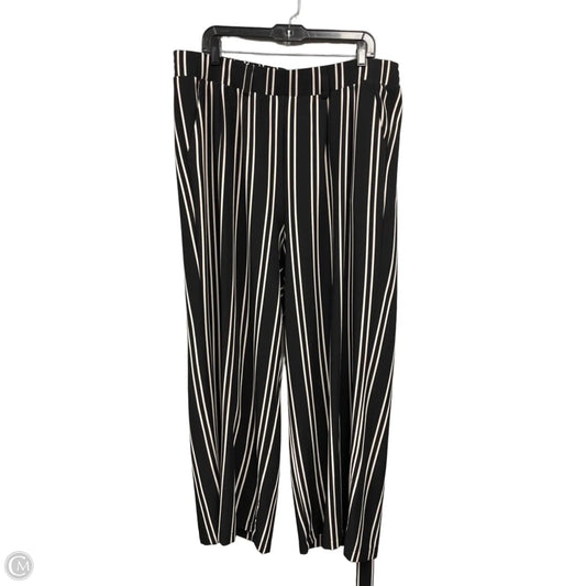 Pants Wide Leg By Torrid In Black & White, Size: 2x