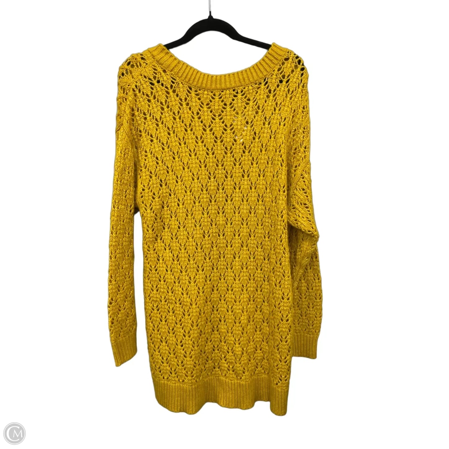 Sweater By Lane Bryant In Gold, Size: 2x