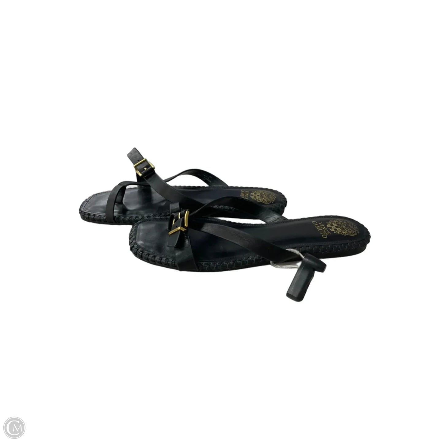 Sandals Flats By Vince Camuto In Black, Size: 10