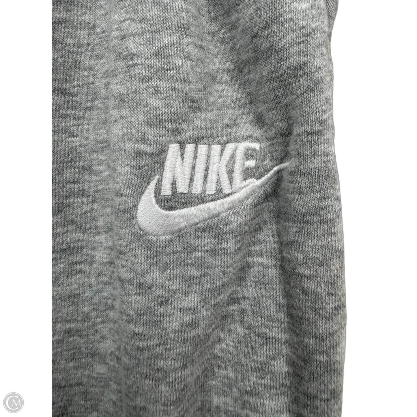 Athletic Pants By Nike Apparel In Grey, Size: M