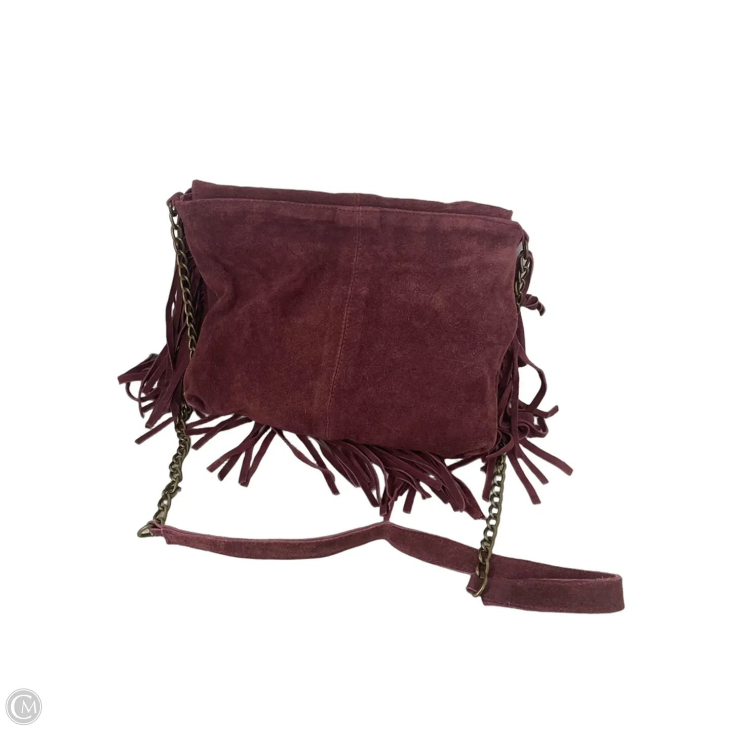 Crossbody Leather By Clothes Mentor, Size: Medium