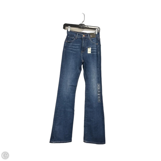 Jeans Boot Cut By Express In Blue, Size: 0