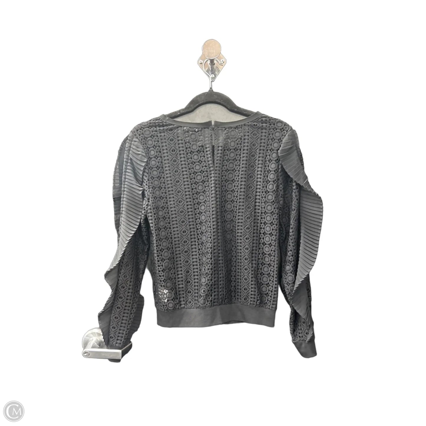 Blouse Long Sleeve By Express In Black, Size: S