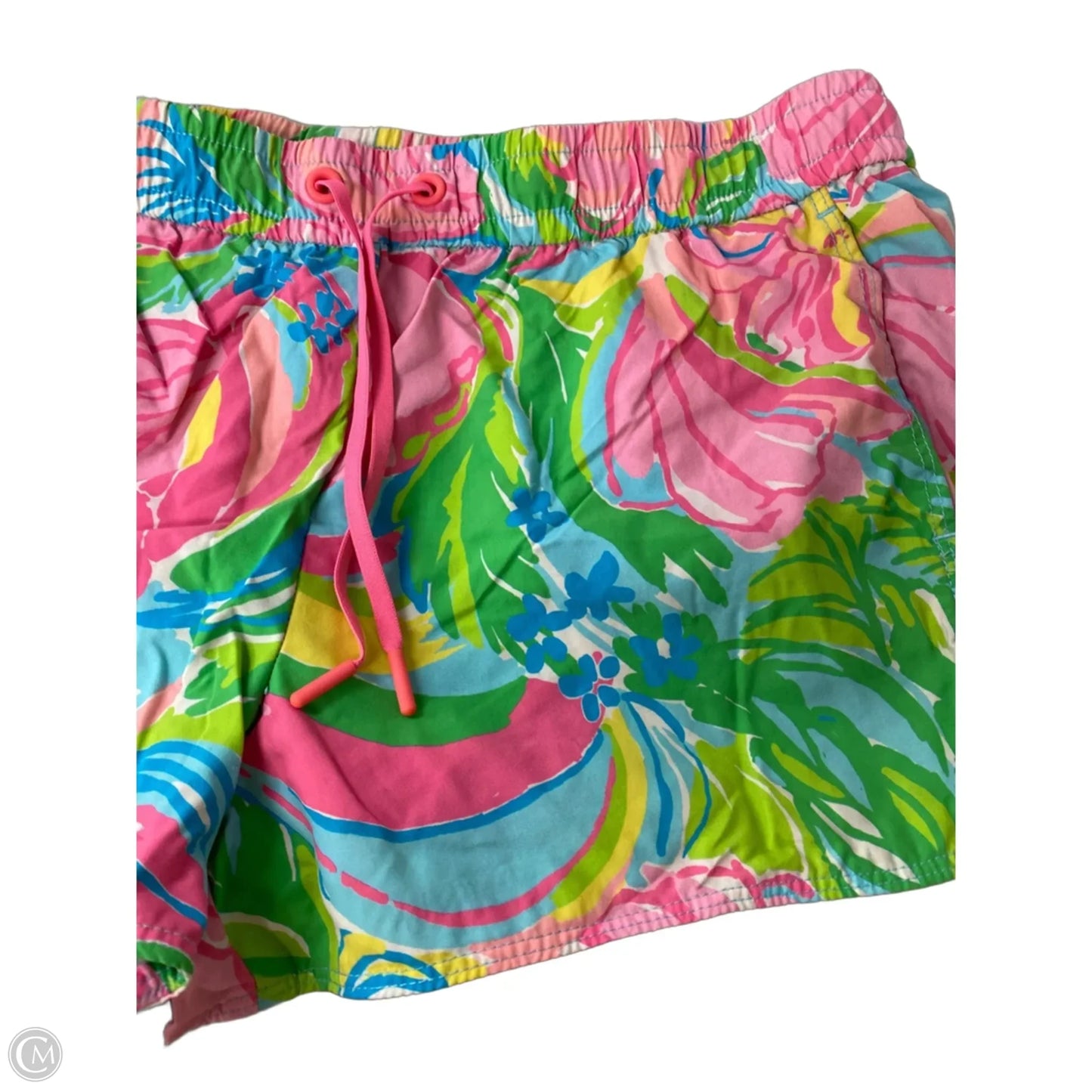 Shorts Designer By Lilly Pulitzer In Green & Pink, Size: M