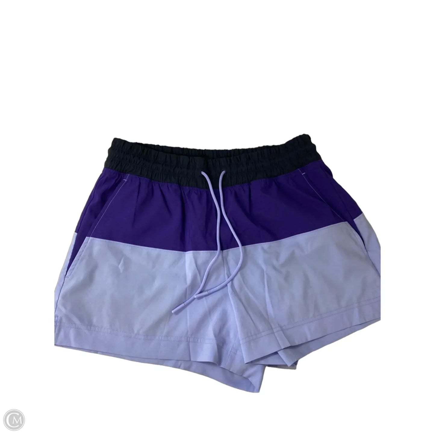 Athletic Shorts By Athleta In Blue & Purple, Size: 4