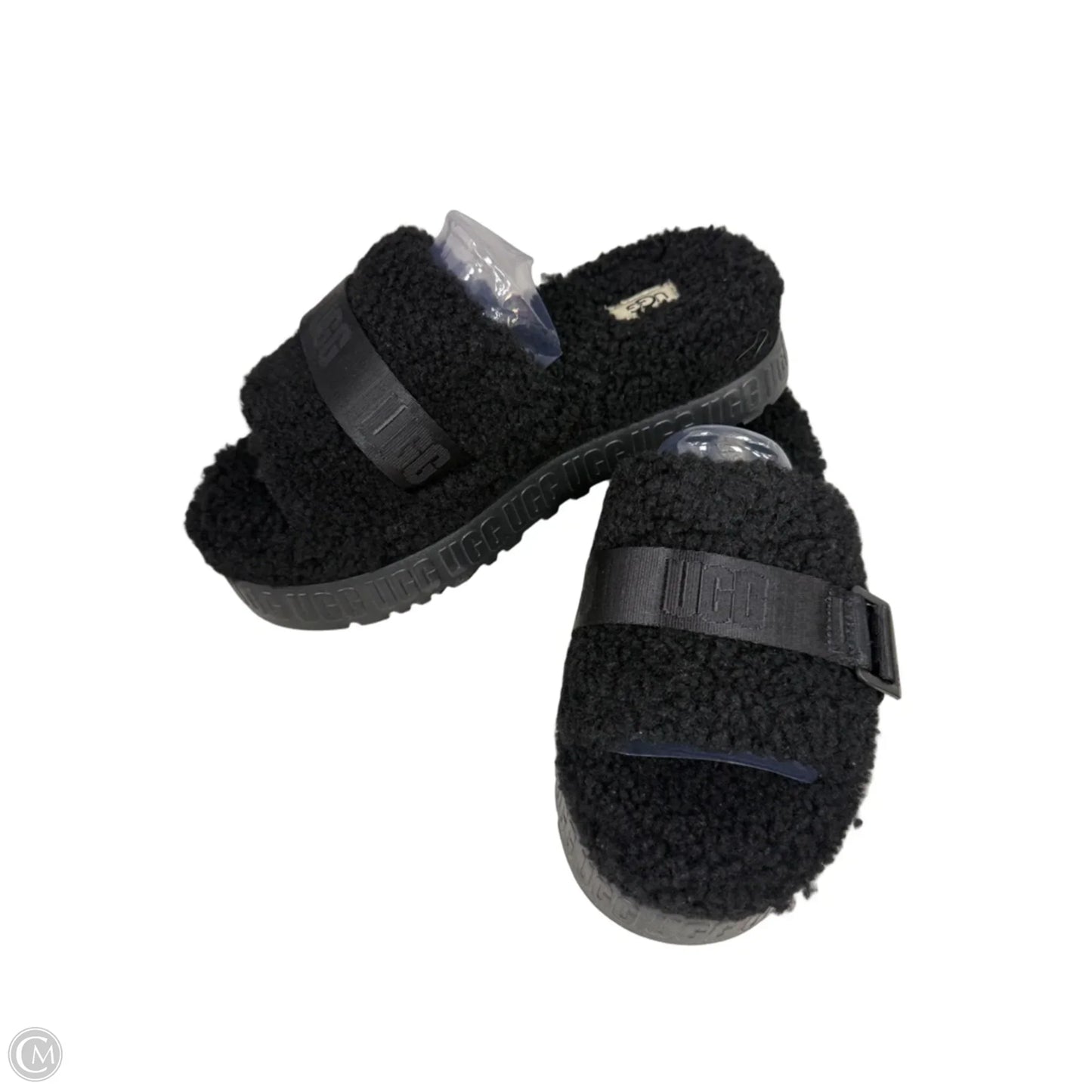 Sandals Designer By Ugg In Black, Size: 9