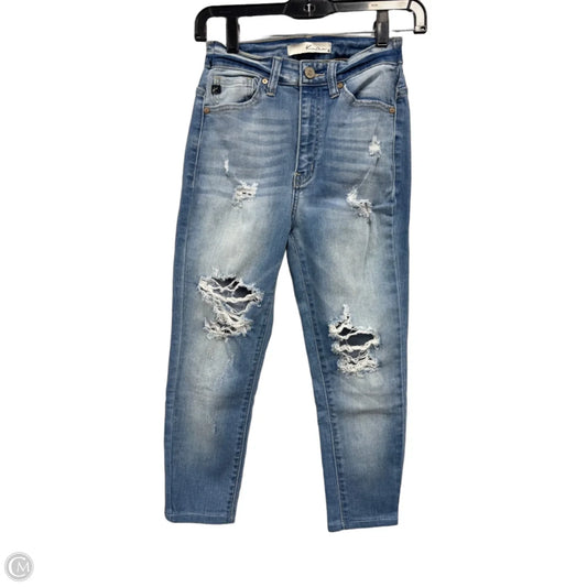 Jeans Skinny By Kancan In Blue, Size: 0