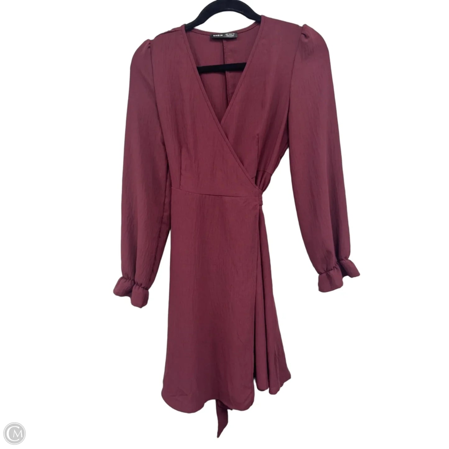 Dress Casual Short By Shein In Maroon, Size: S