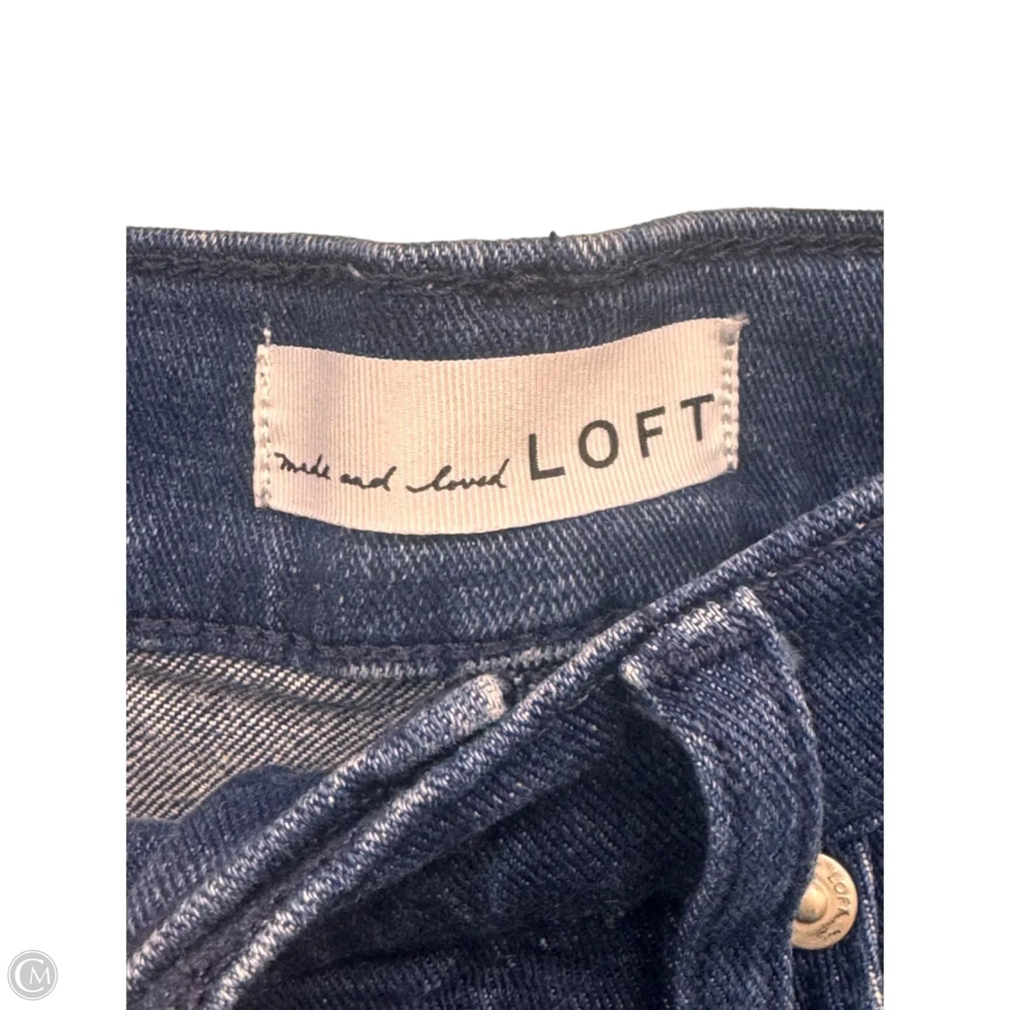 Jeans Flared By Loft In Blue, Size: 6