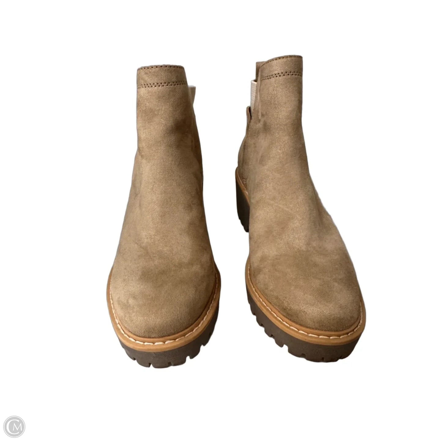 Boots Ankle Heels By Dolce Vita In Tan, Size: 7.5