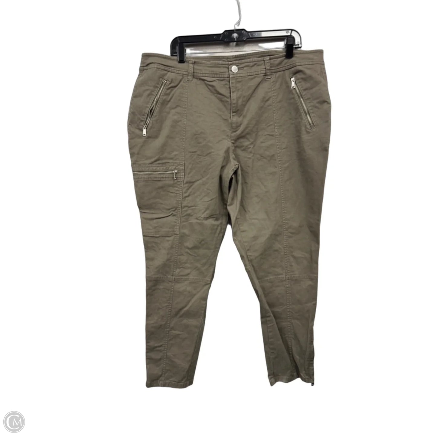 Pants Chinos & Khakis By Lauren By Ralph Lauren In Tan, Size: 16
