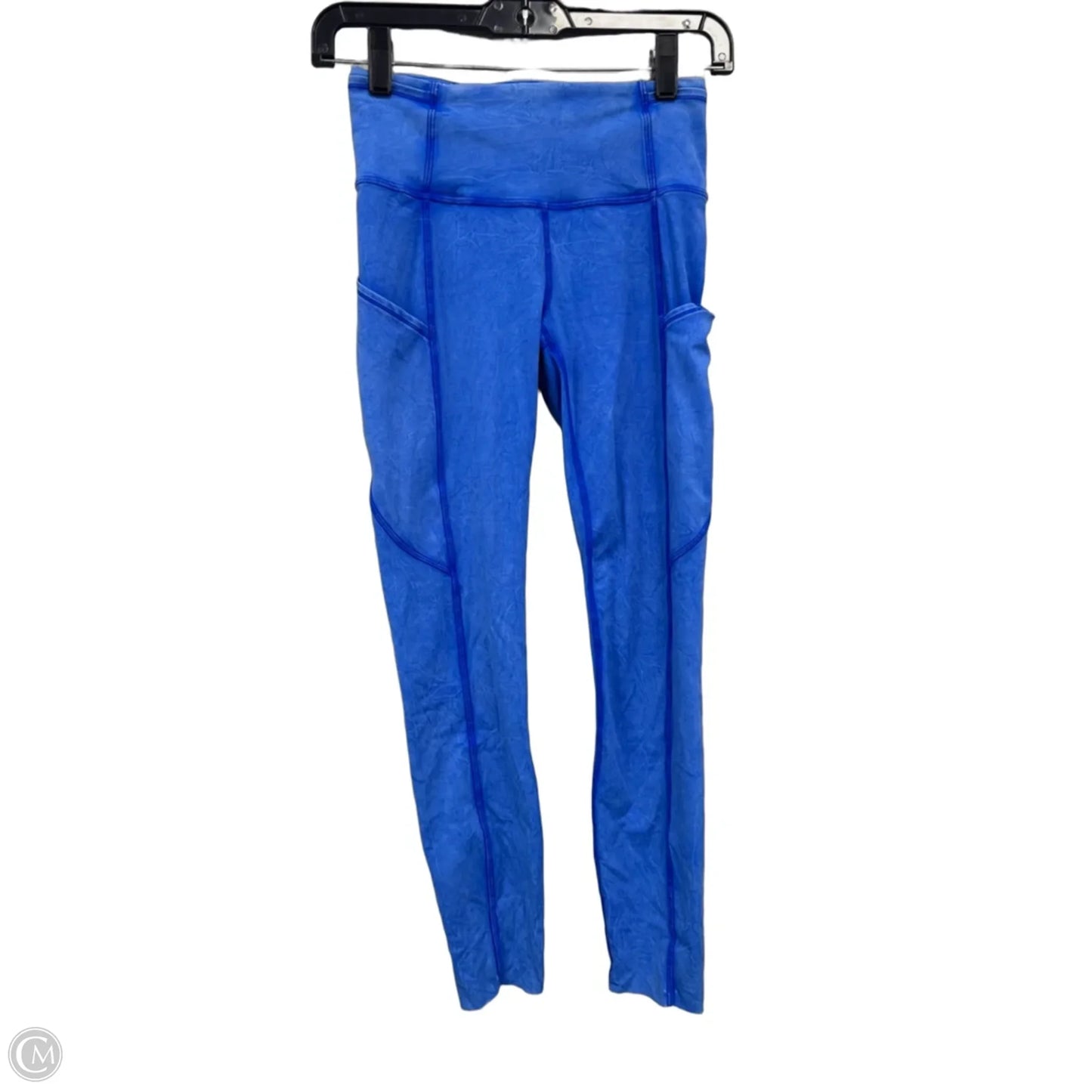 Athletic Leggings By Lululemon In Blue, Size: 4